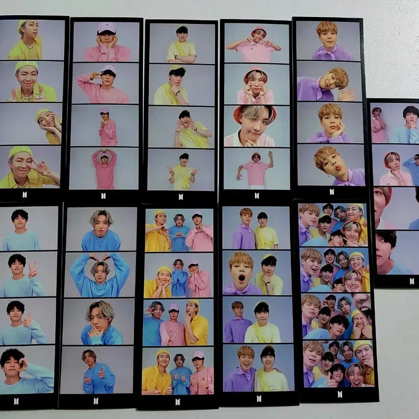 방탄소년단 D-day 증명사진 포토부스 사진
