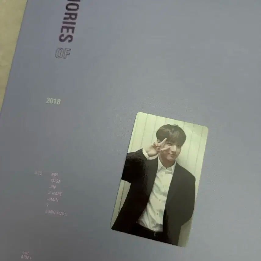방탄 BTS 2018 메모리즈 Memories DVD 정국포카