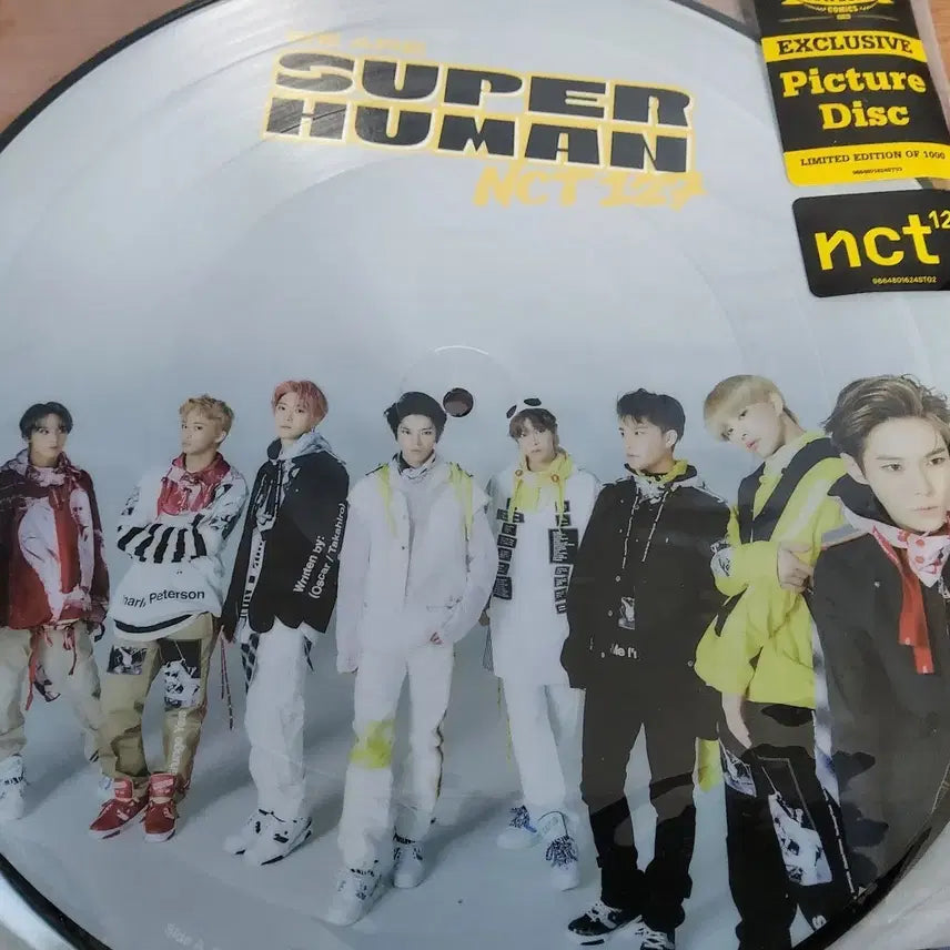 엔시티 127 슈퍼휴먼 픽쳐디스크 엘피 lp 한정