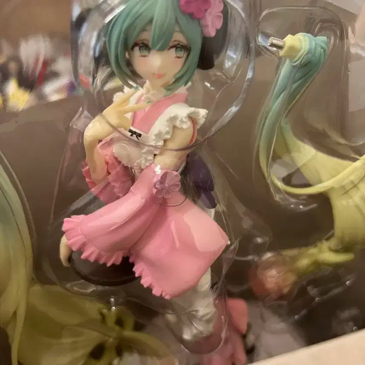 후류 보컬로이드 하츠네 미쿠 녹차파르페 피규어 어나더컬러 한정판 피규어