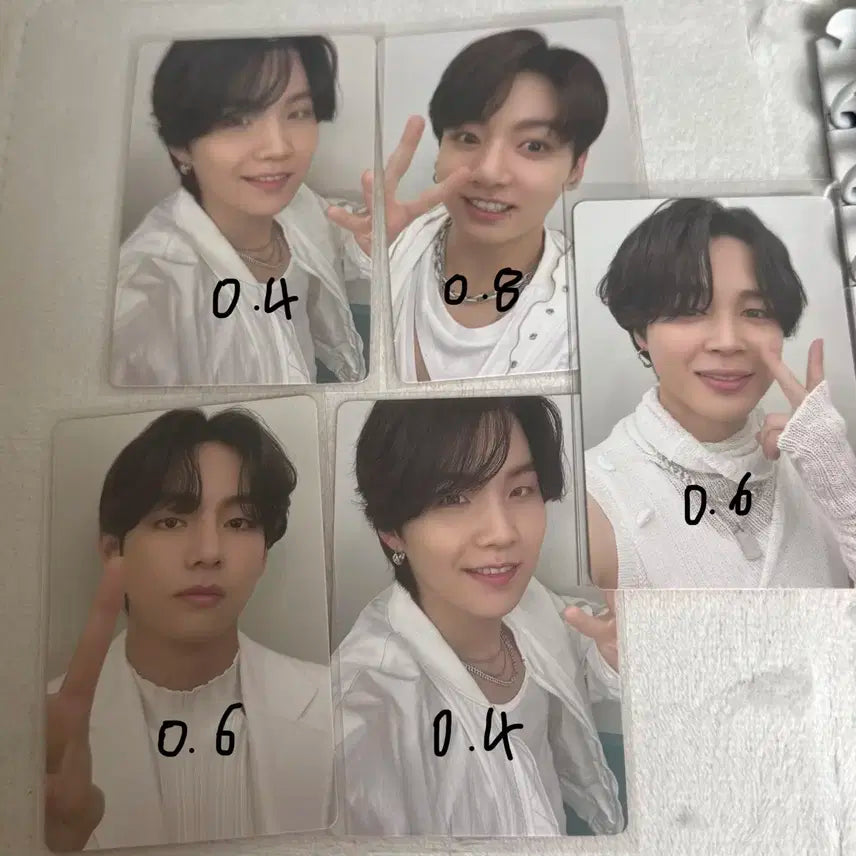 방탄 bts 퍼투댄 라이브앨범 포카 지민 뷔 태형 슈가 윤기 정국 양도