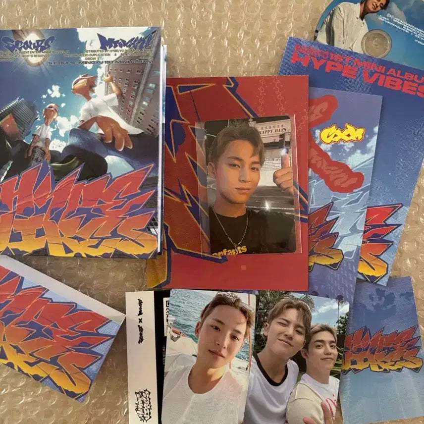 세븐틴 에스쿱스x민규 유닛앨범 hype vibes 민규 세트