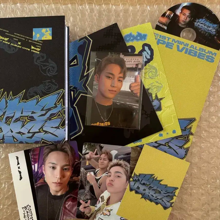 세븐틴 에스쿱스x민규 유닛앨범 hype vibes 민규 세트