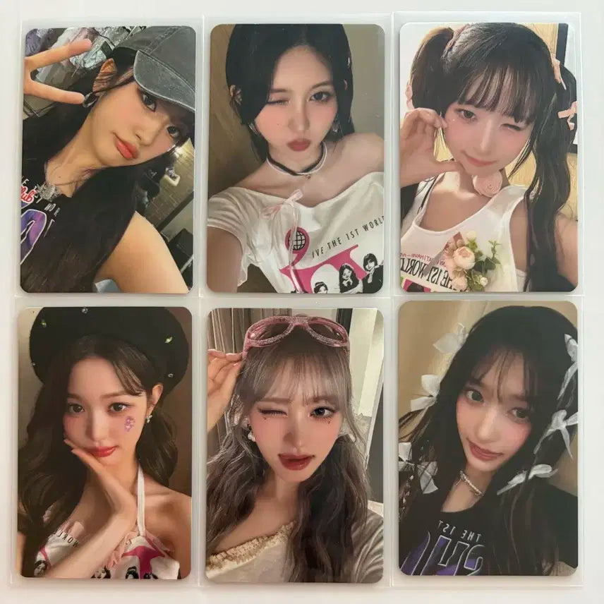 아이브 월드투어 앙콘 콘서트 포카팩 일괄 양도 판매 최저가