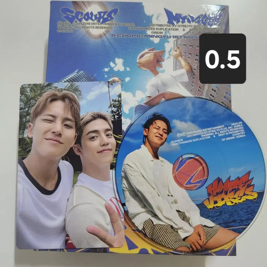 세븐틴 에스쿱스 민규 CxM HYPE VIBES buddy버전 앨범 양도