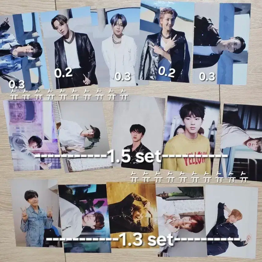 방탄서년단 인화사진 엽서