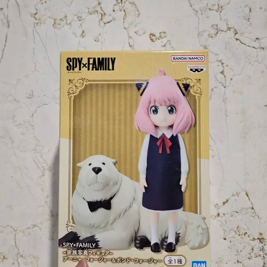 스파이패밀리 스파패  가족사진 피규어 아냐 본드 반프레스토 박스 미개봉
