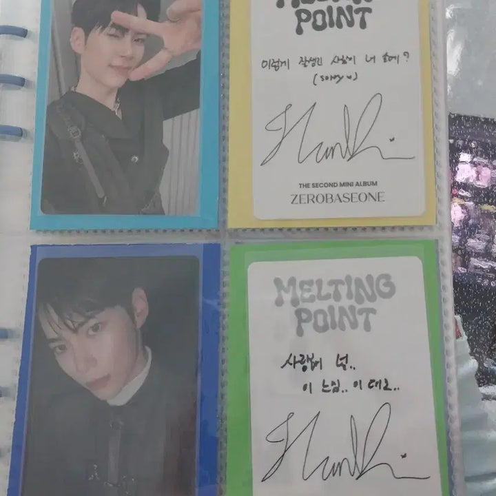제로베이스원 2집 멜팅포인트 성한빈 포카 일괄판매