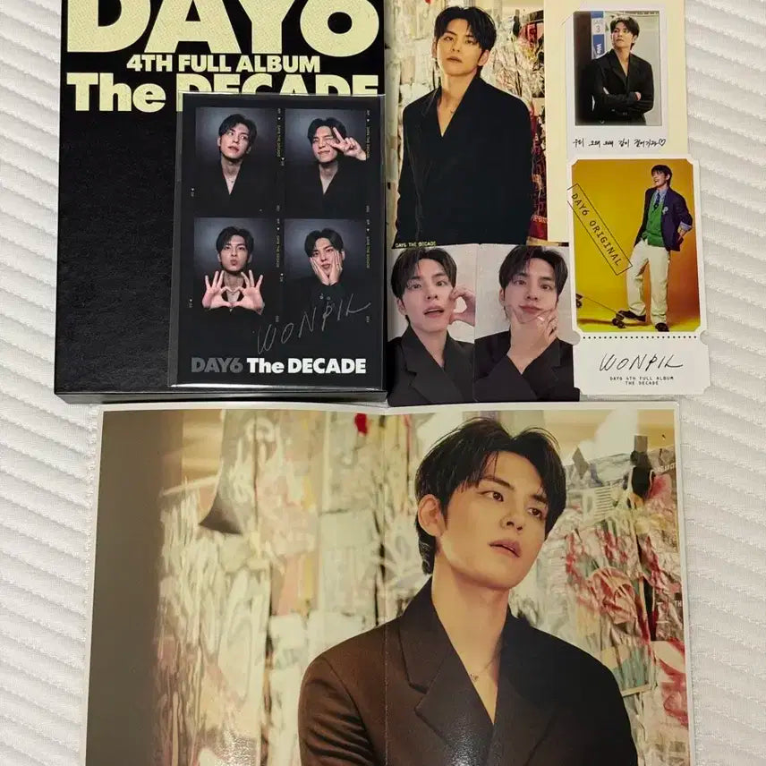 데이식스 더데케이드 개봉앨범 시티버전 원필 풀세트