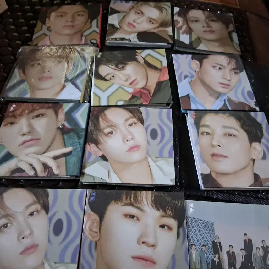 세븐틴 세미콜론 초판앨범 렌티큘러 포카 아기포카 위빙키트 일괄