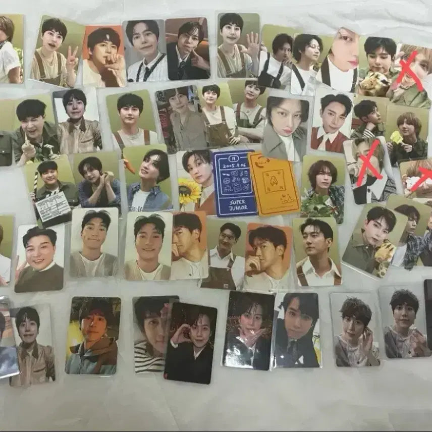 슈퍼주니어 포토카드 일괄