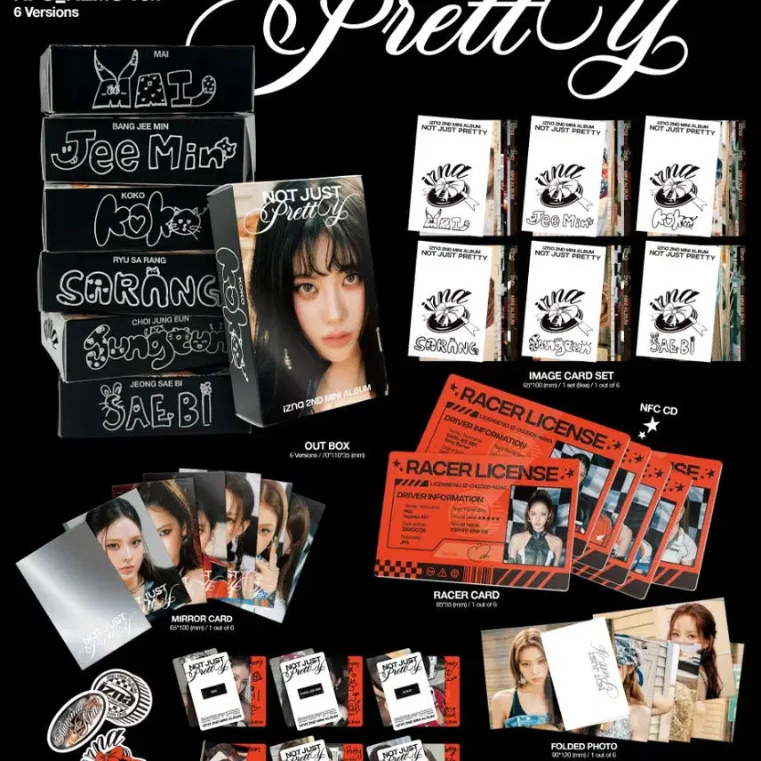 (미개봉) izna 이즈나 네모 앨범 방지민 NFC 미니 2집