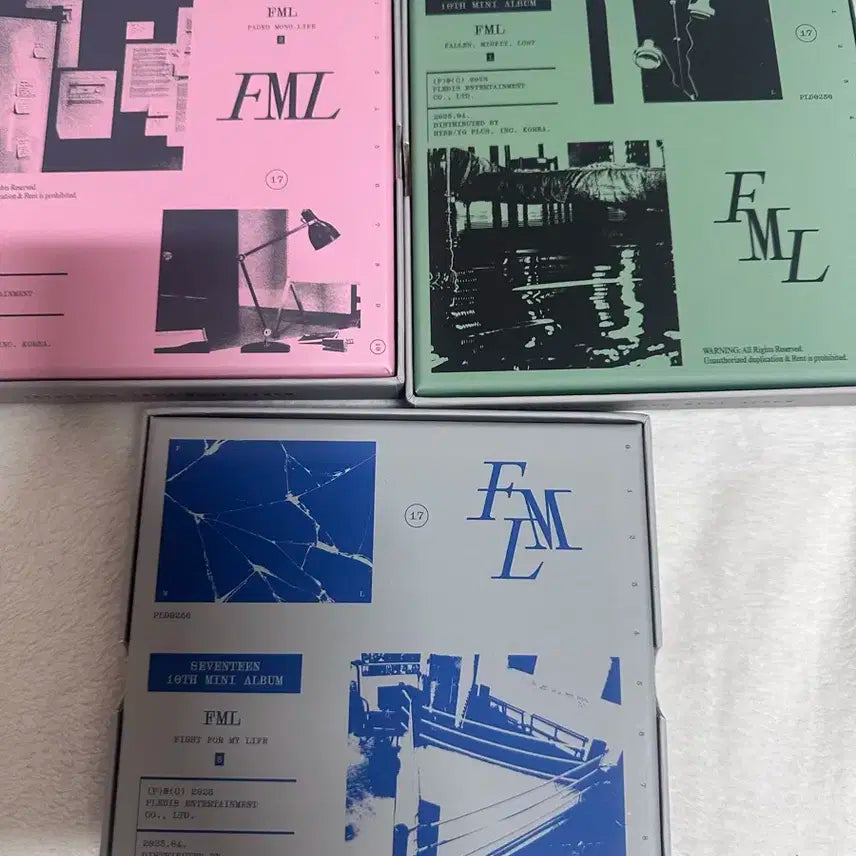 세븐틴 FML 개봉앨범 일괄 양도