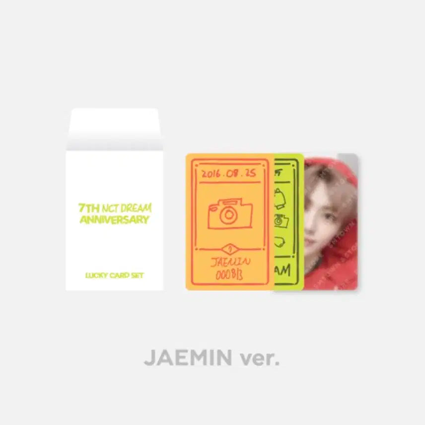 nct dream 엔시티드림 7주년 미개봉 럭키카드세트 제노 재민 양도