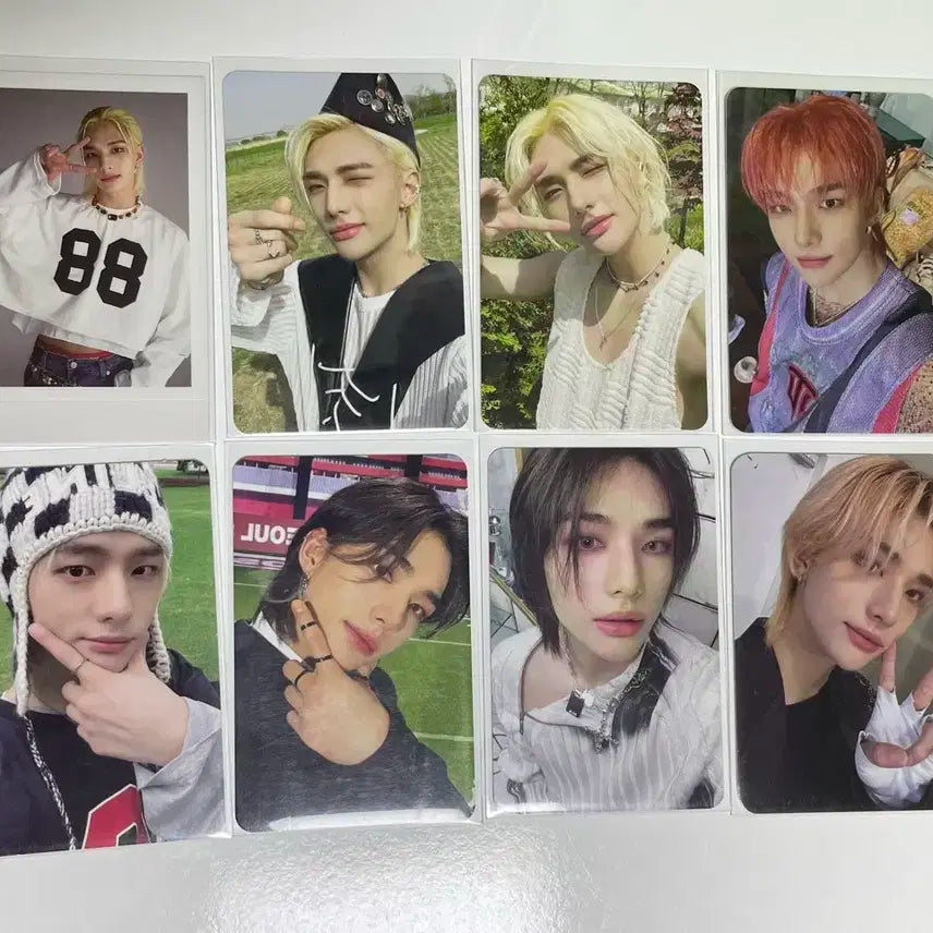 스트레이키즈 현진 포카 일괄 스키즈 락스타 특 맥시던트 돔투어