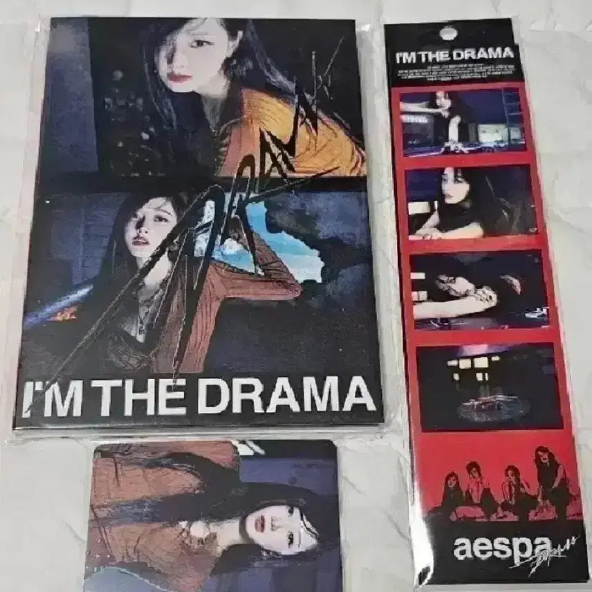 에스파 aespa drama md 지젤 포카.엽서.스티커-미개봉