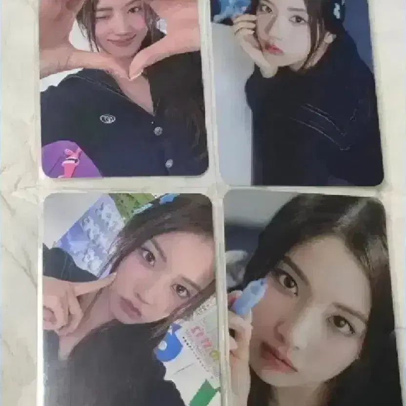 엔믹스 TRADING CARD 지우 포카4장-MIXXUNIVERSITY