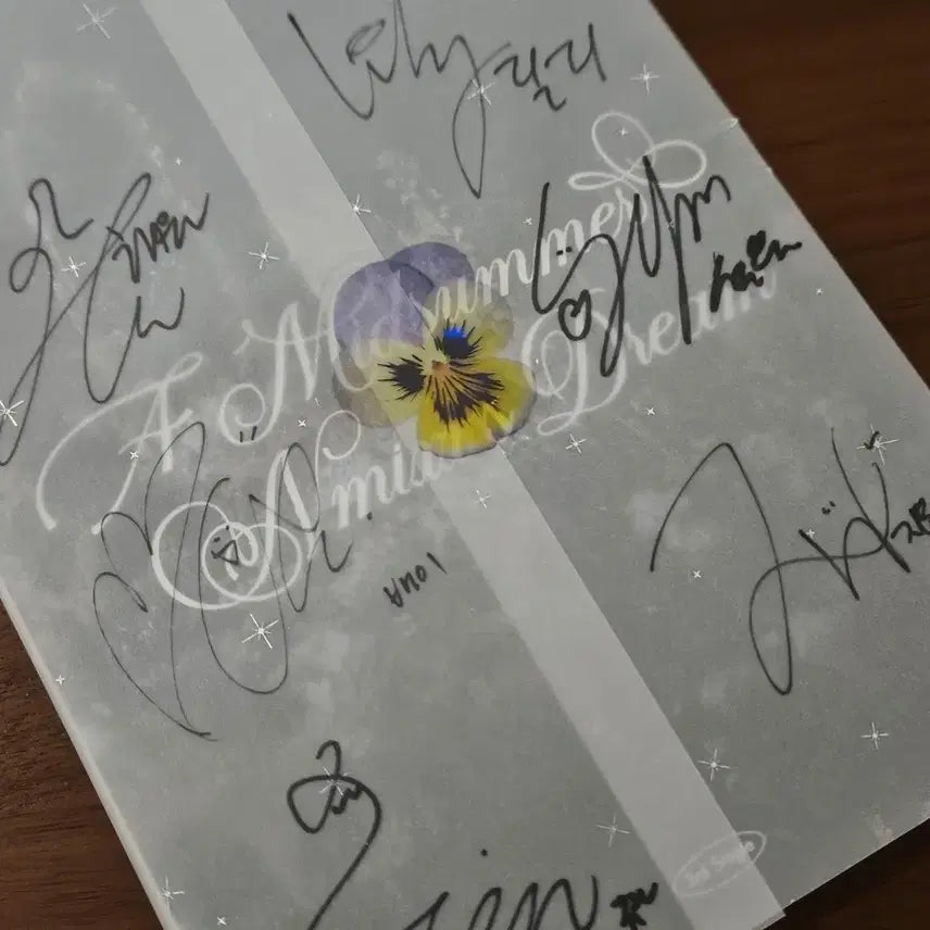 엔믹스 파티오클락 싸인앨범 싸앨