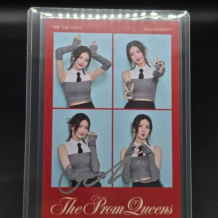 IVE아이브 가을  The Prom Queens 친필 싸인 포토 프롬퀸