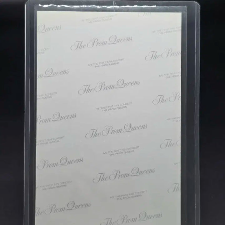 IVE아이브 가을  The Prom Queens 친필 싸인 포토 프롬퀸