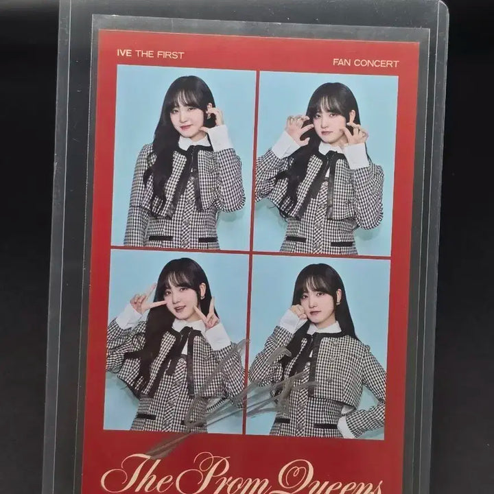 IVE 아이브 리즈  친필 사인 The Prom Queens 포토 프롬퀸