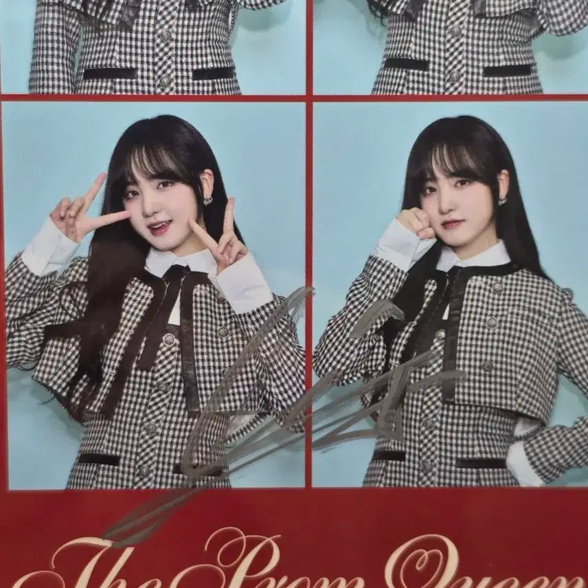 IVE 아이브 리즈  친필 사인 The Prom Queens 포토 프롬퀸