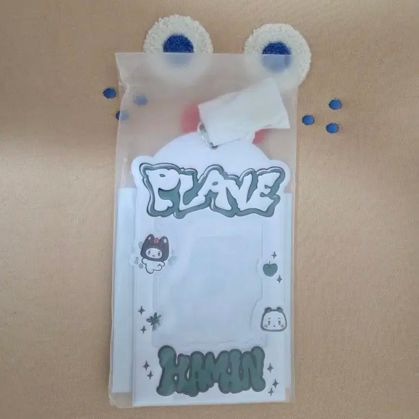 플레이브 포카홀더 PLAVE 하민 포토 프레임 키링
