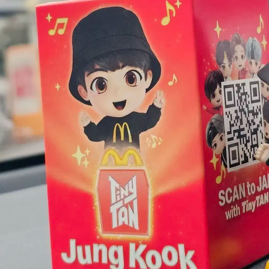 맥도날드 해피밀 정국 피규어 미개봉 방탄bts JUNGKOOK 타이니탄