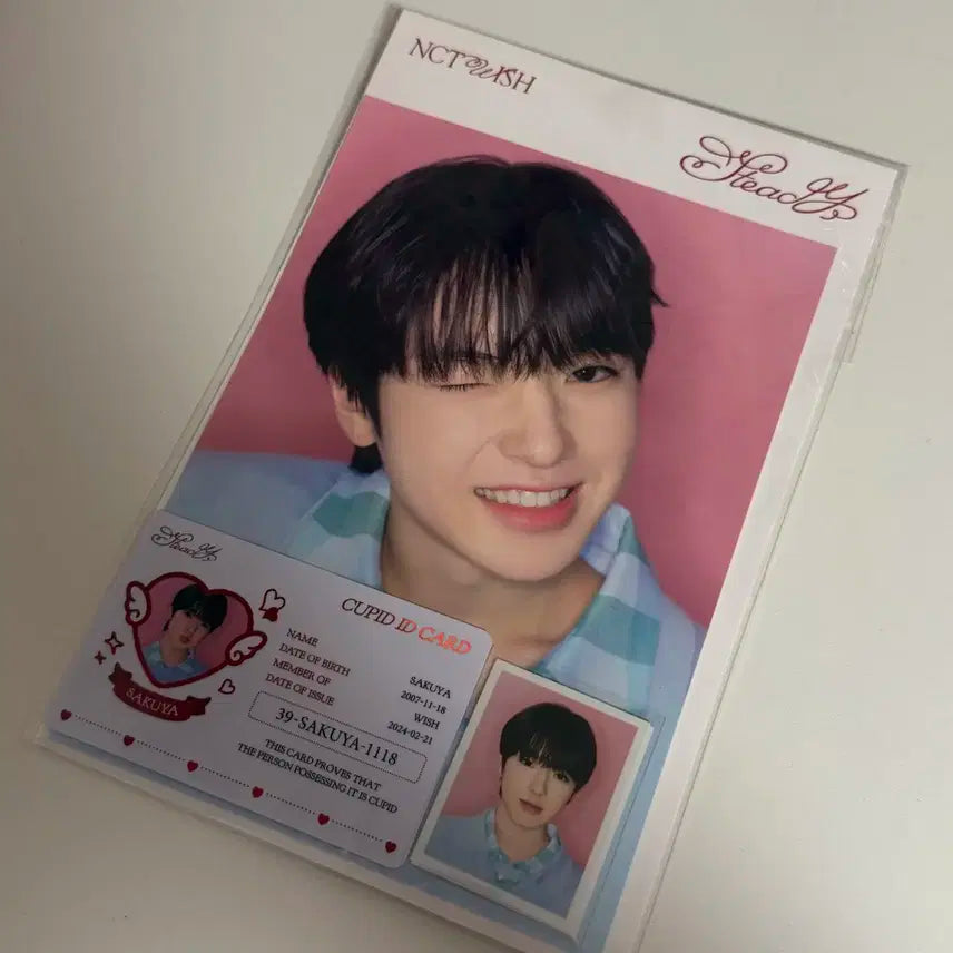 엔시티 위시 스테디 팝업 사쿠야 포토 세트 포토카드