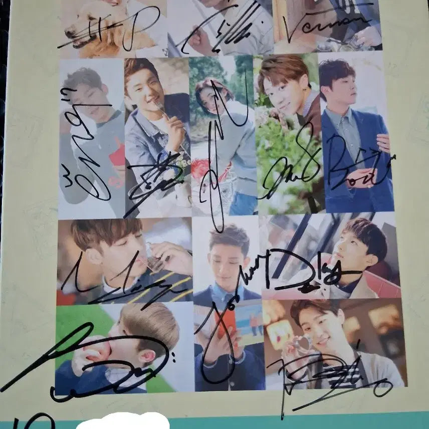 세븐틴 싸인앨범 일괄 letter +boys be+ make my day