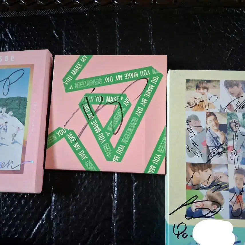 세븐틴 싸인앨범 일괄 letter +boys be+ make my day