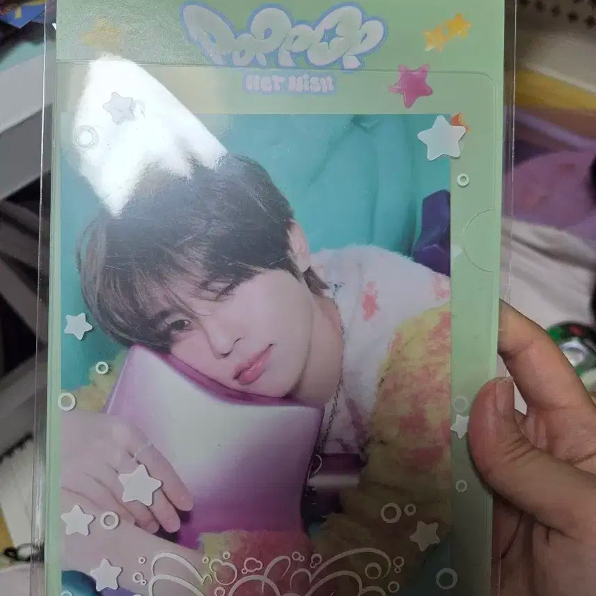 엔시티 위시 시온 팝팝 홀로그램 포스트 카드 + 포카 미개봉