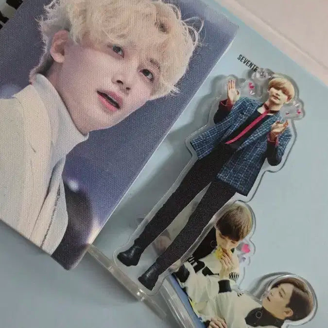 세븐틴 정한 미니액자 아크릴 스탠드