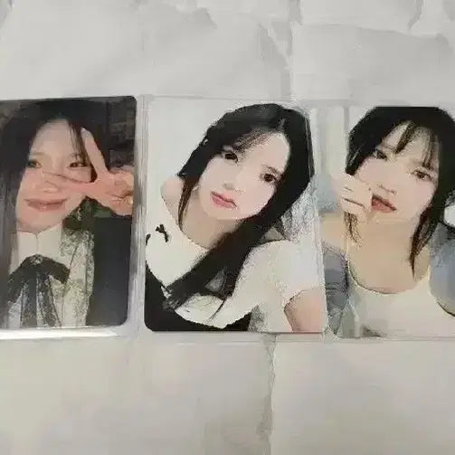 프로미스나인 멤버십 + 시그 포카 3장 송하영
