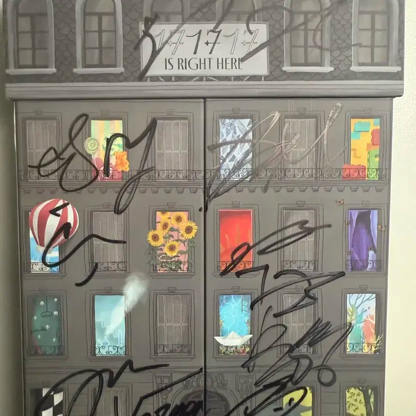 세븐틴 싸인앨범 판매