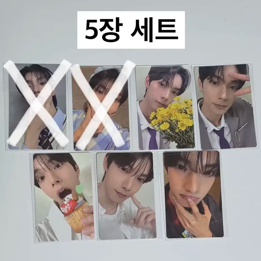 보이즈플래닛2 보플2 전시회 2주차 [최립우 셀포 포카 5장 세트] 양도