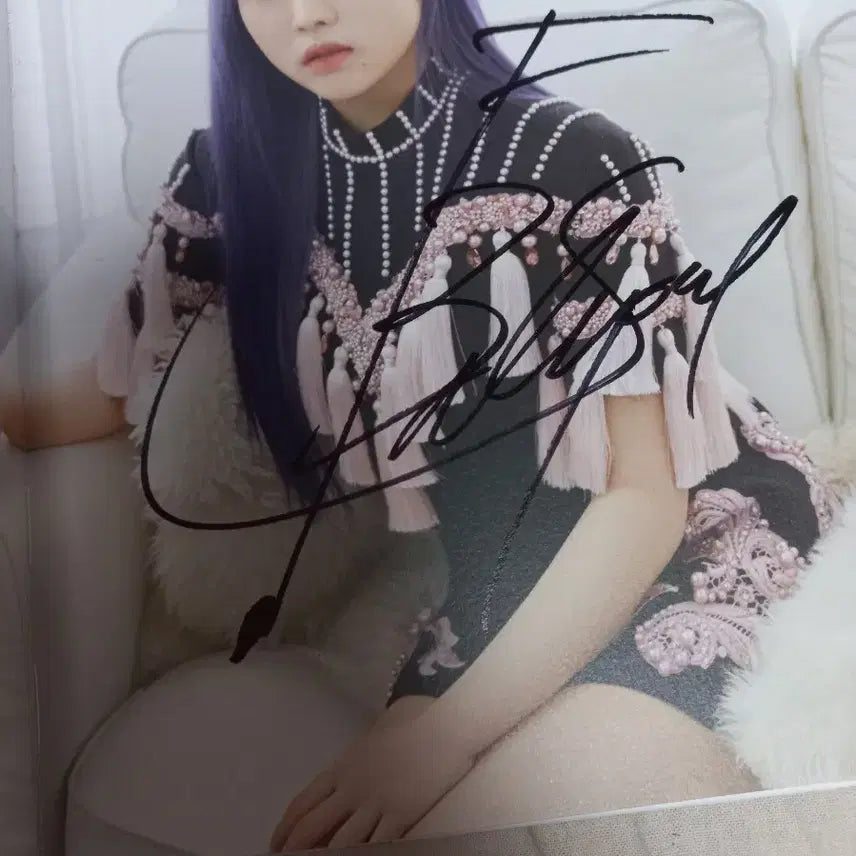 러블리즈 8인 친필싸인 앨범 lovelyz 이미주 케이 정예인 류수정