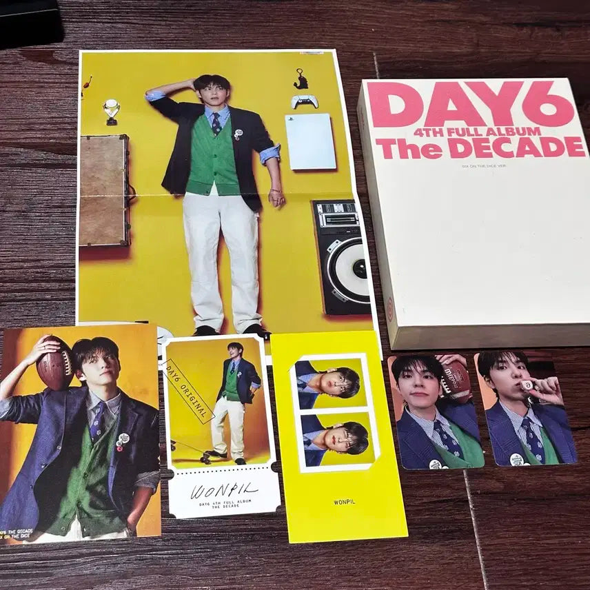 네컷X) 데이식스 THEDECADE 원필 풀셋 앨범 다이스 풀세트 세트
