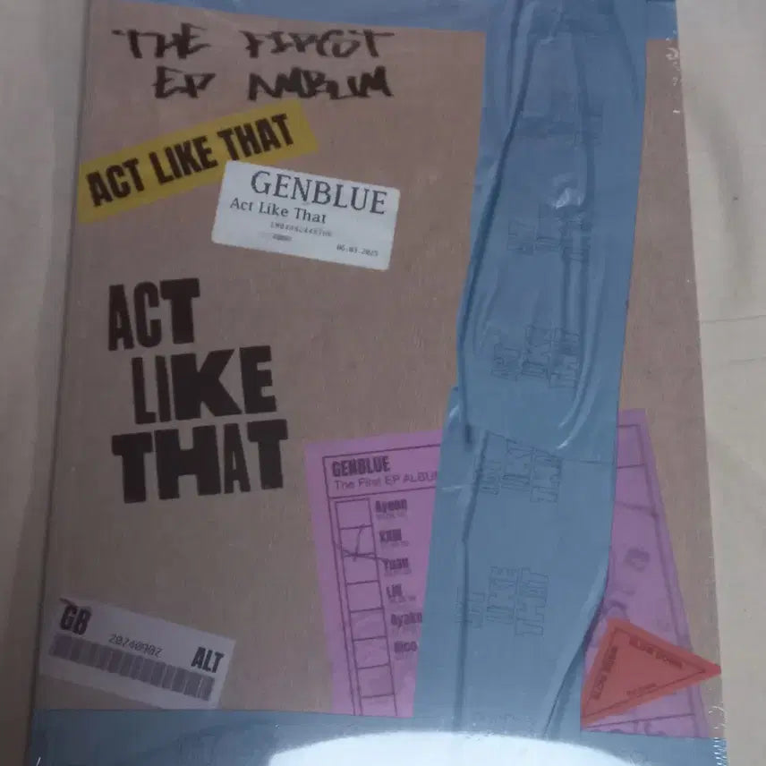 미개봉 젠블루 GENBLUE Act Like That 앨범