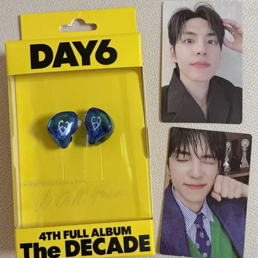 데이식스 원필 인이어 + 포토카드 세트 DAY6 The Decade 앨범
