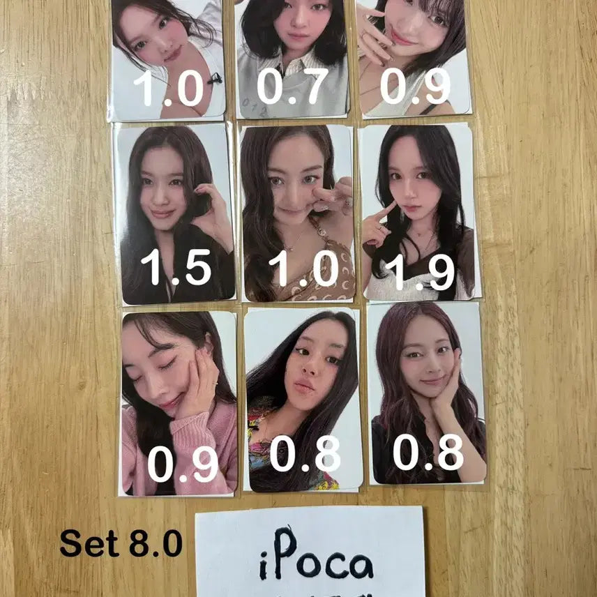 트와이스 디스이즈포 특전 팬즈 폴라로이드 리얼터치 포카