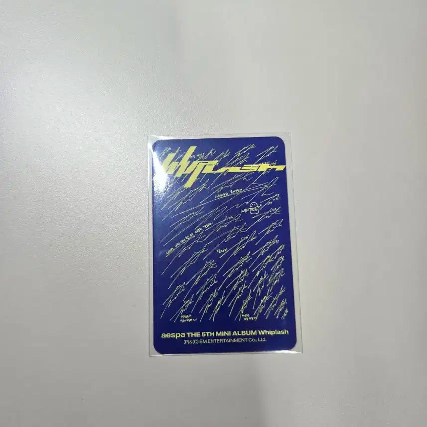 에스파 윈터 위플래쉬 포카 팔아요!! 아마도 최저가일거예요ㅎㅎ