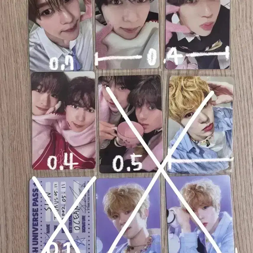 엔시티위시 시온 포카 양도 시그 크리스마스유닛 유우시리쿠료 탈덕처분