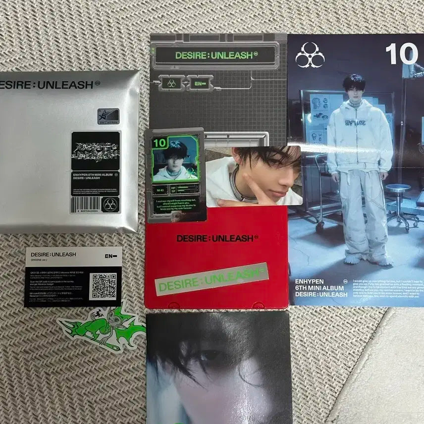 엔하이픈 DESIRE : UNLEASH 엔진반 앨범 니키 포카