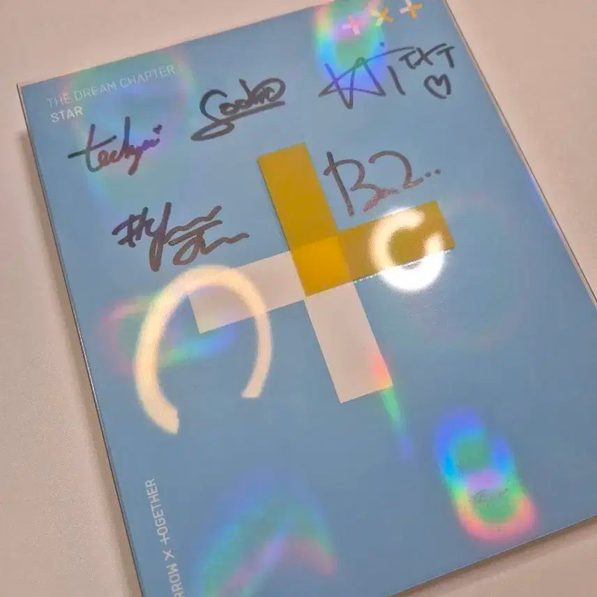 투바투 전멤버 친필 사인 앨범