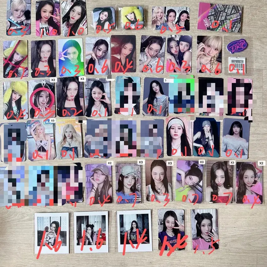 베이비몬스터 DRIP 팝업 포카 양도