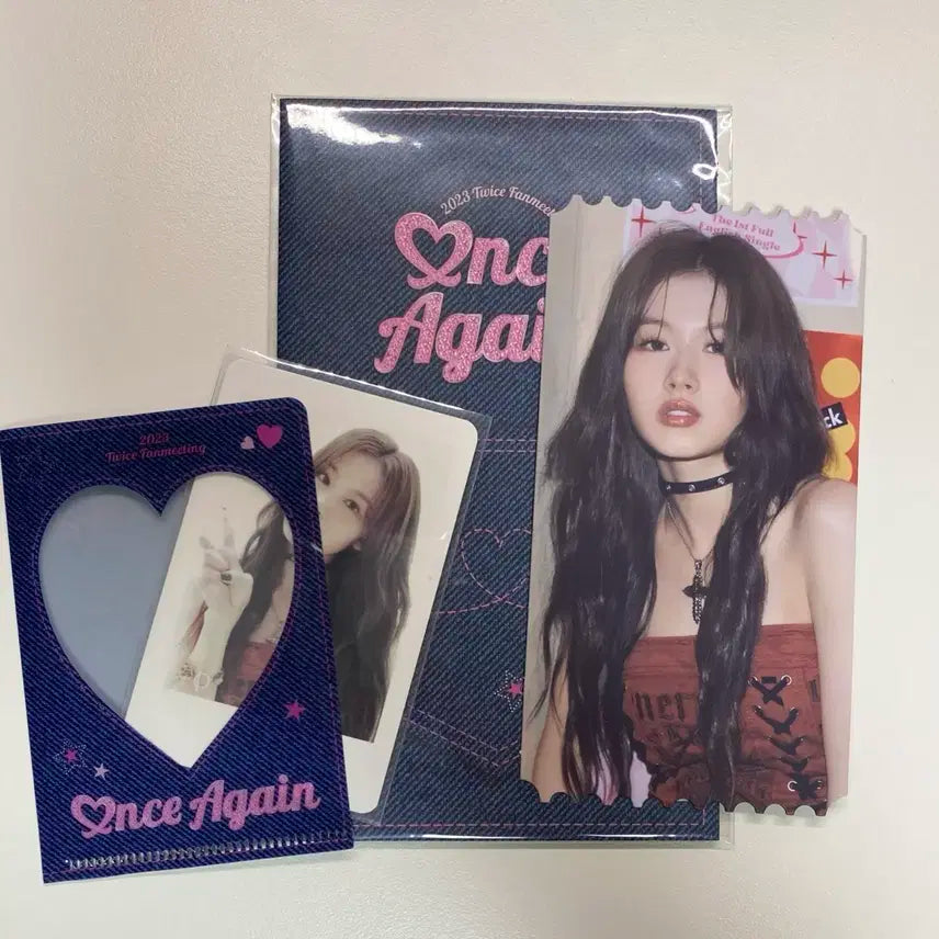 트와이스 팬미팅 Once Again 사나 스페셜티켓 세트