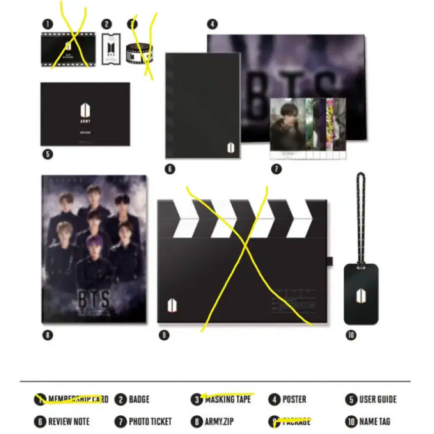방탄소년단 BTS ARMY MEMBERSHIP KIT 6기