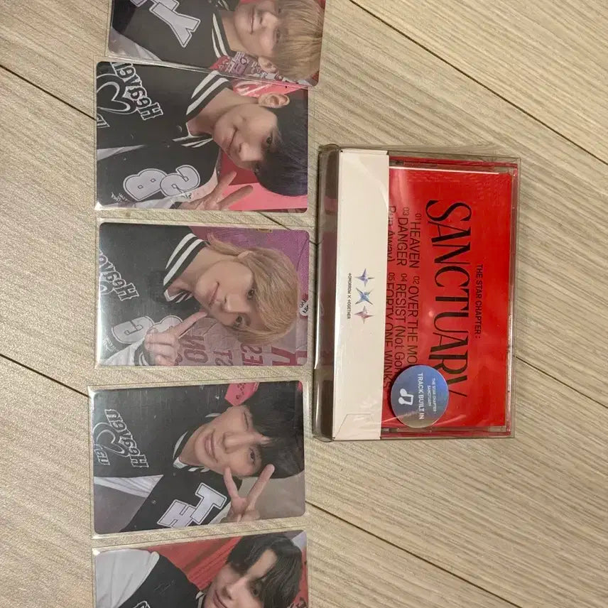 투바투 생츄어리 블루투스 카세트 테이프 스피커 포카 포함 세트