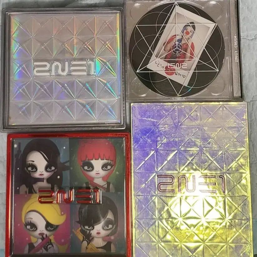 2NE1 앨범 4종세트 미니 정규